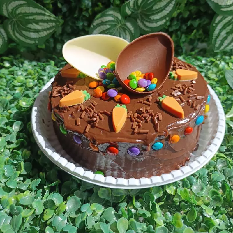 Vulcão de cenoura ( Páscoa )