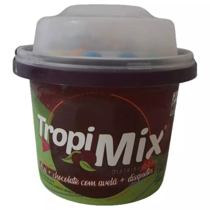 Açaí Tropi Mix Avelã + Disquet 250ml