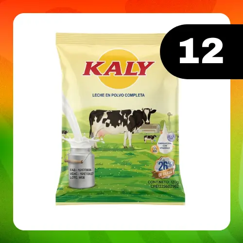 Medio Bulo Kaly Leche Completa 120g