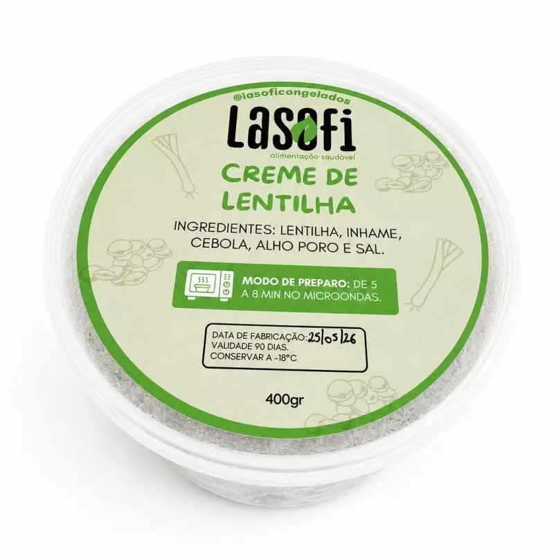 Creme de lentilha