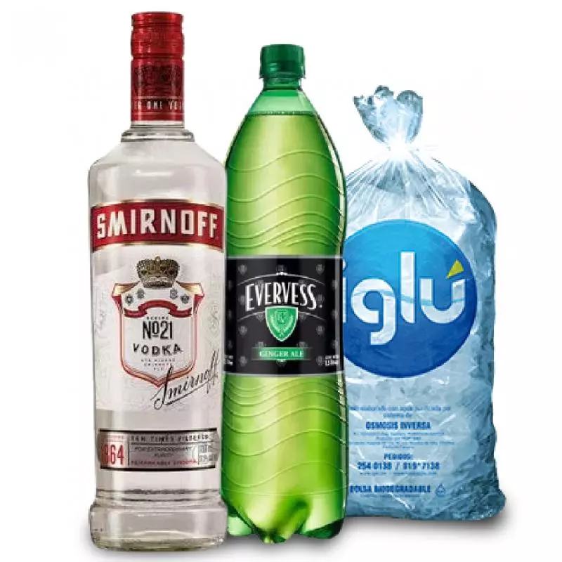 Combo Vodka Smirnoff Red