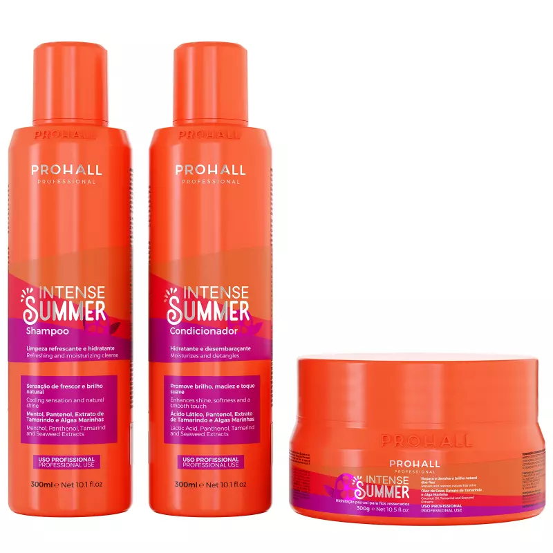 Prohall Kit Intense Summer 3 Ítens