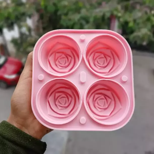 SILIC. ROSAS X4CAV CON BASE