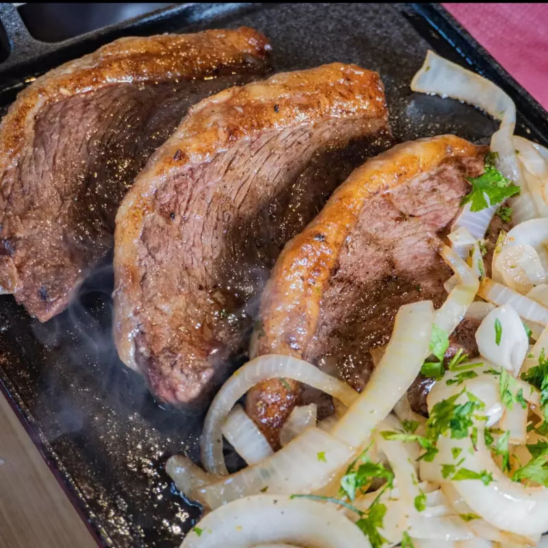 Alcatra Com Picanha Angus na Chapa