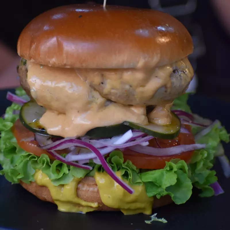 Burga de champiñon  ↪️