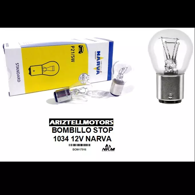 BOMBILLO STOP 1034 12V NARVA
