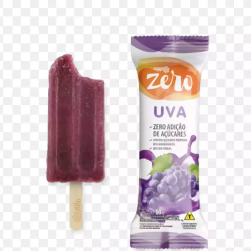 Picolé de Uva Zero Calorias