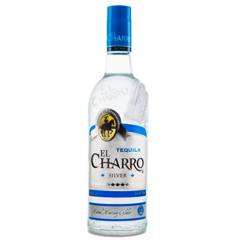 TEQUILA EL CHARRO SILVER LITRO