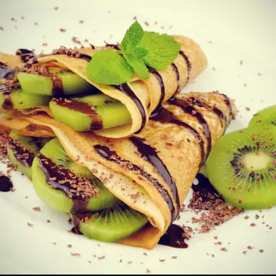 Crepa con fruta