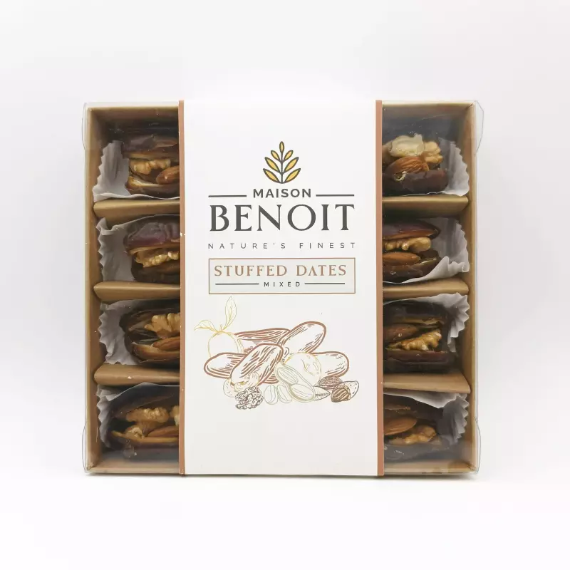 Stuffed Dates Walnut+Almond 12pcs