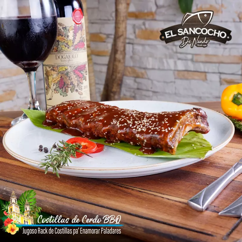 COSTILLAS DE CERDO BBQ