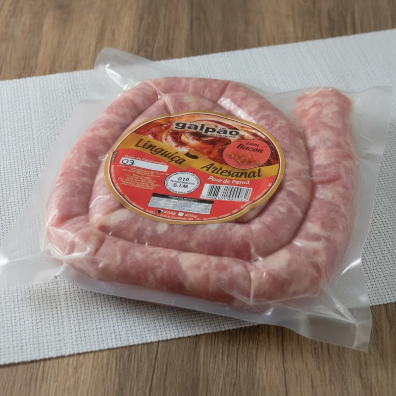 Linguiça Recheada c/ Bacon
