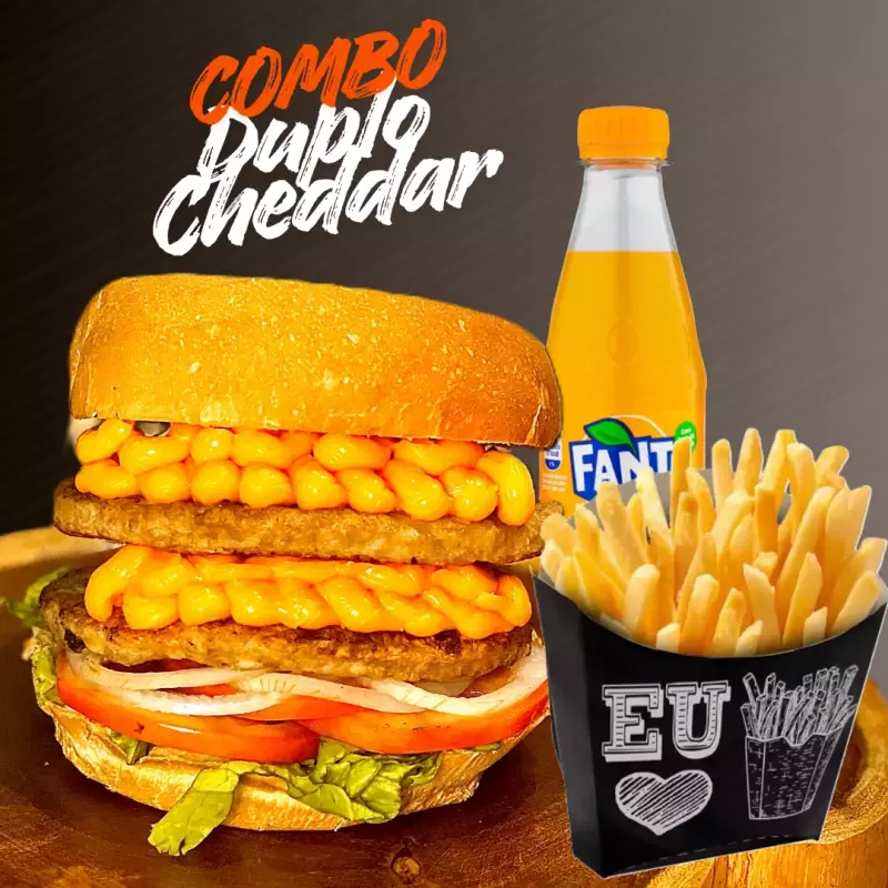 Combo Duplo Cheddar Baratinho