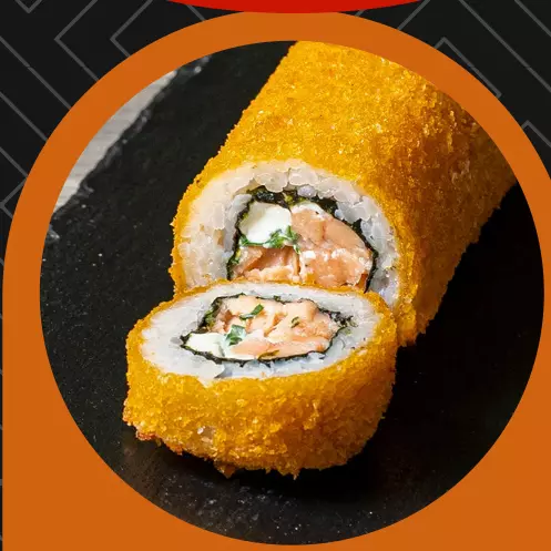 hand roll salmon