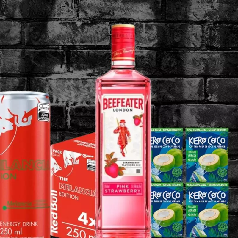 COMBO GIN BEEFEATER PINK C/ REDBULL