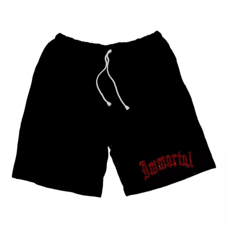 RHINESTONE BASICS RED SHORT V2