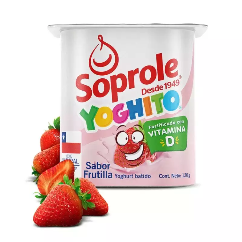 YOGURTH FRUTILLA 120ML SOPROLE