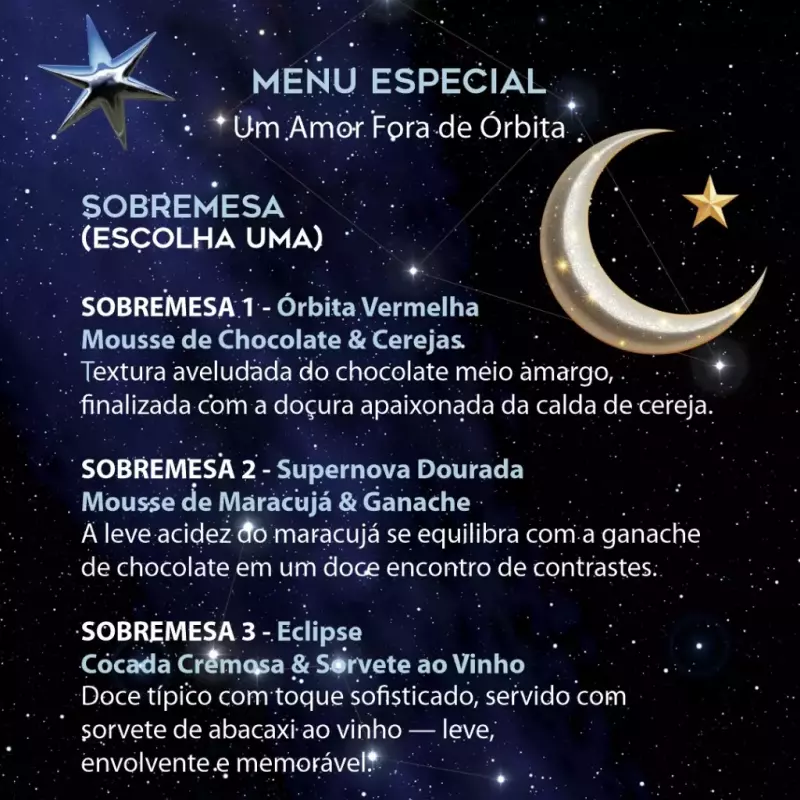 ❤️ Menu *Sobremesas*