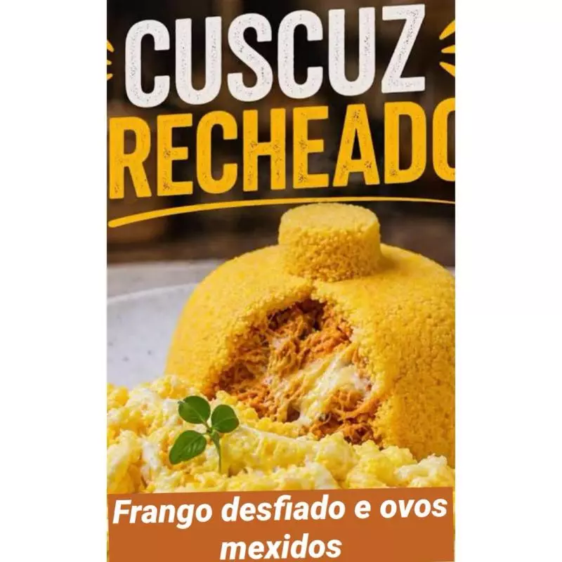 Cuscuz com Frango e Ovo