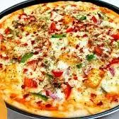 Butter paneer cheese pizza