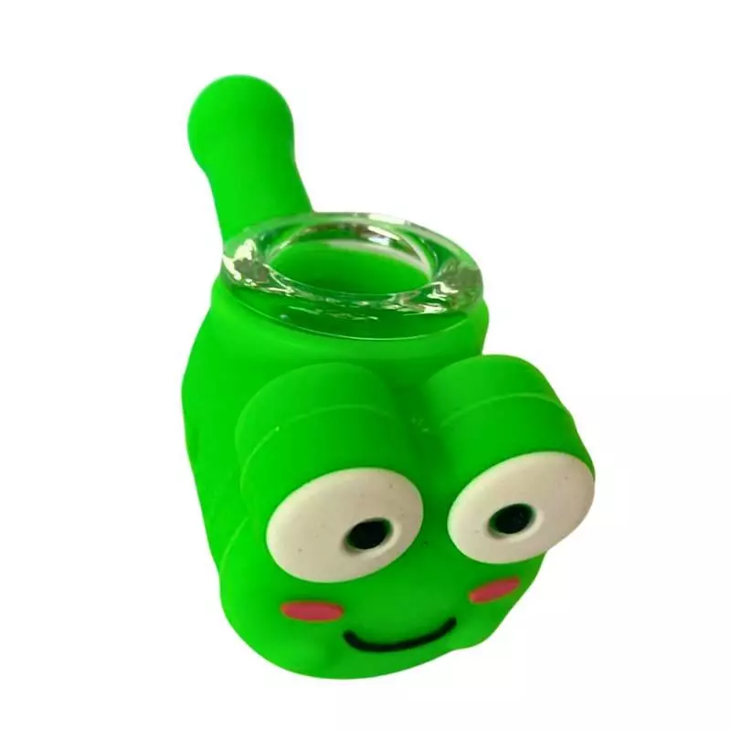 PIPE DE SILICONE C/ BOCAL DE VIDRO D