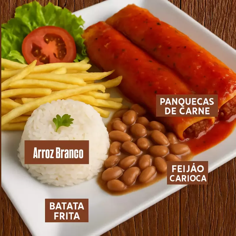 Sexta Feira - Panqueca de Carne