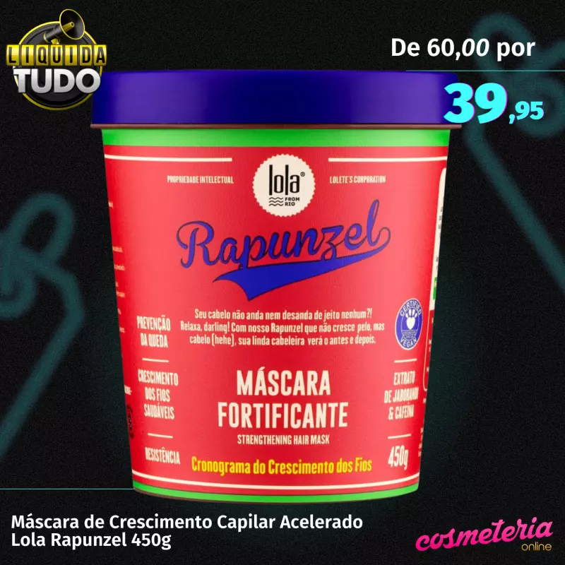 Lola Máscara Rapunzel 450g