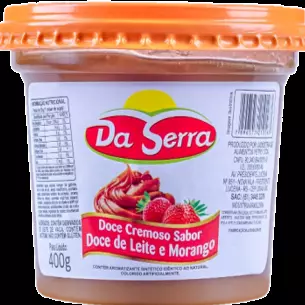DOCE SABOR DOCE DE LEITE E MORANGO