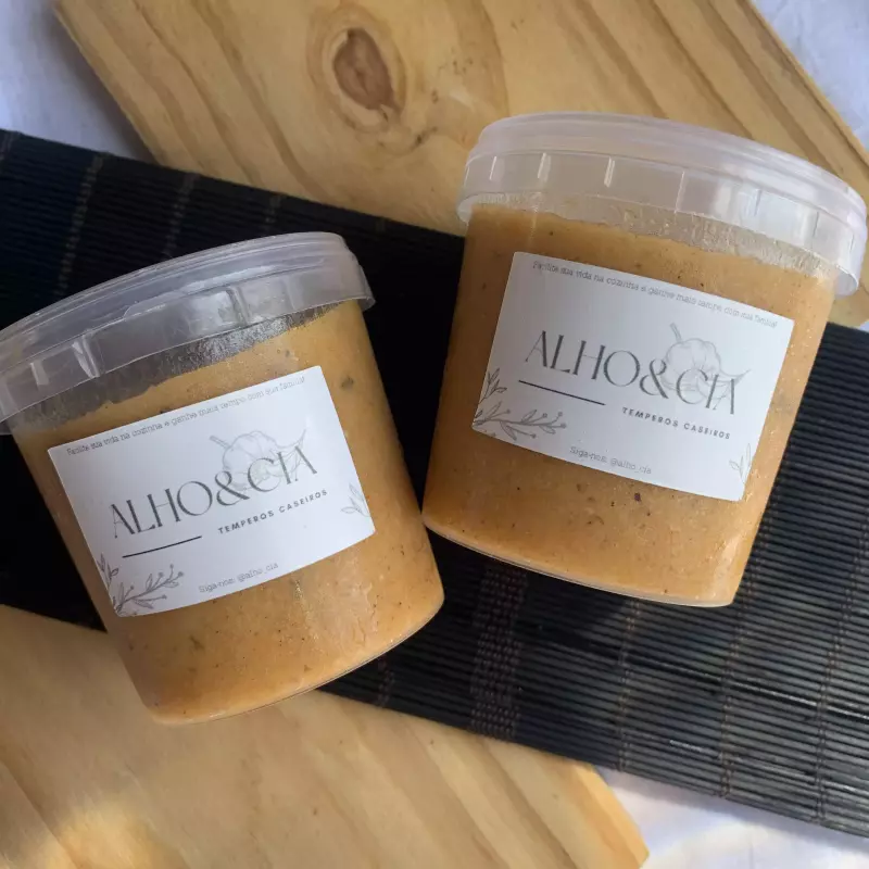 Alho com chimichurri