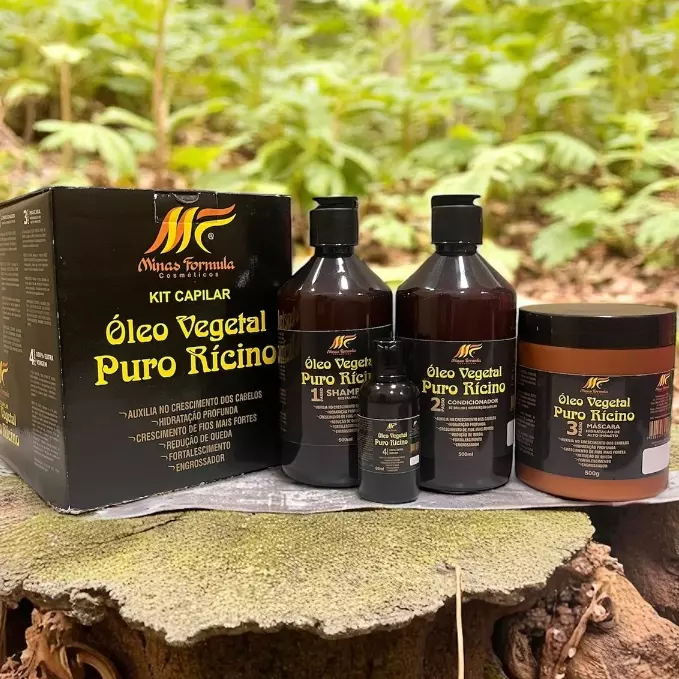 Kit capilar Puro Rícino 4 itens