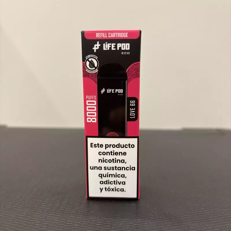REFIL LIFE POD ECO 1 8k LOVE 66