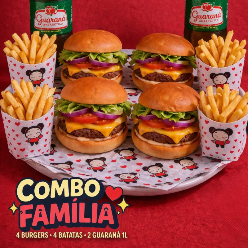 Combo família 4X