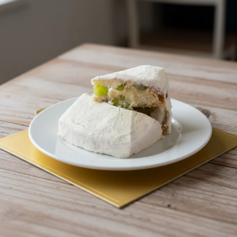Tapioca c/ doce de leite e Uva verde