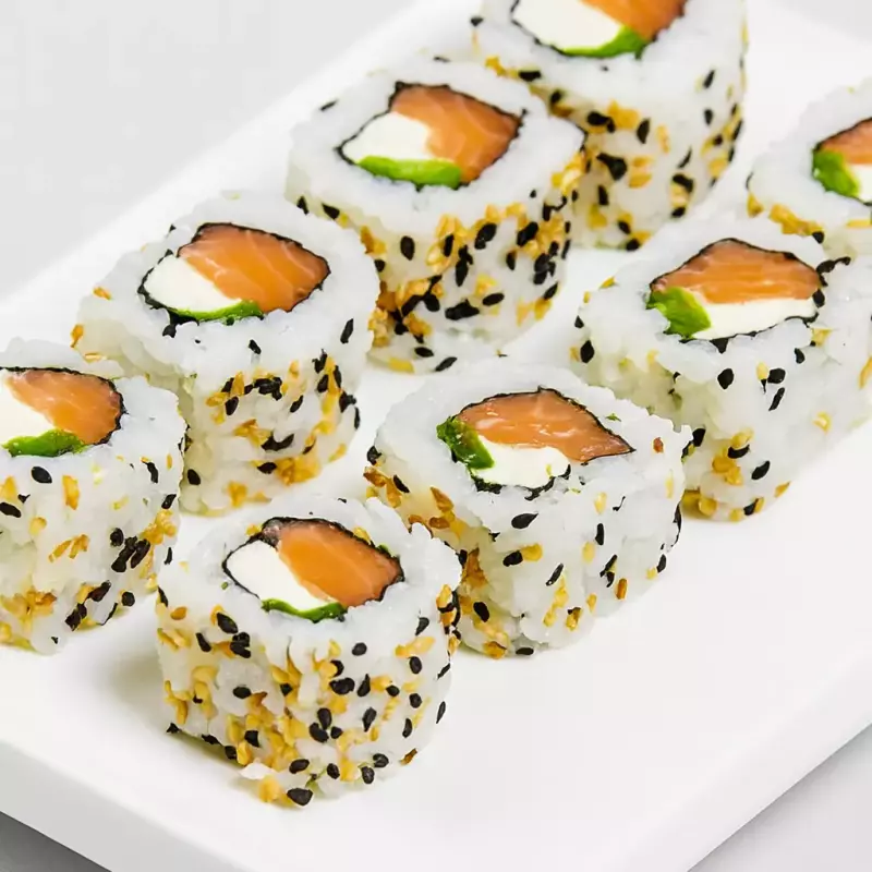 Roll salmão 8 und