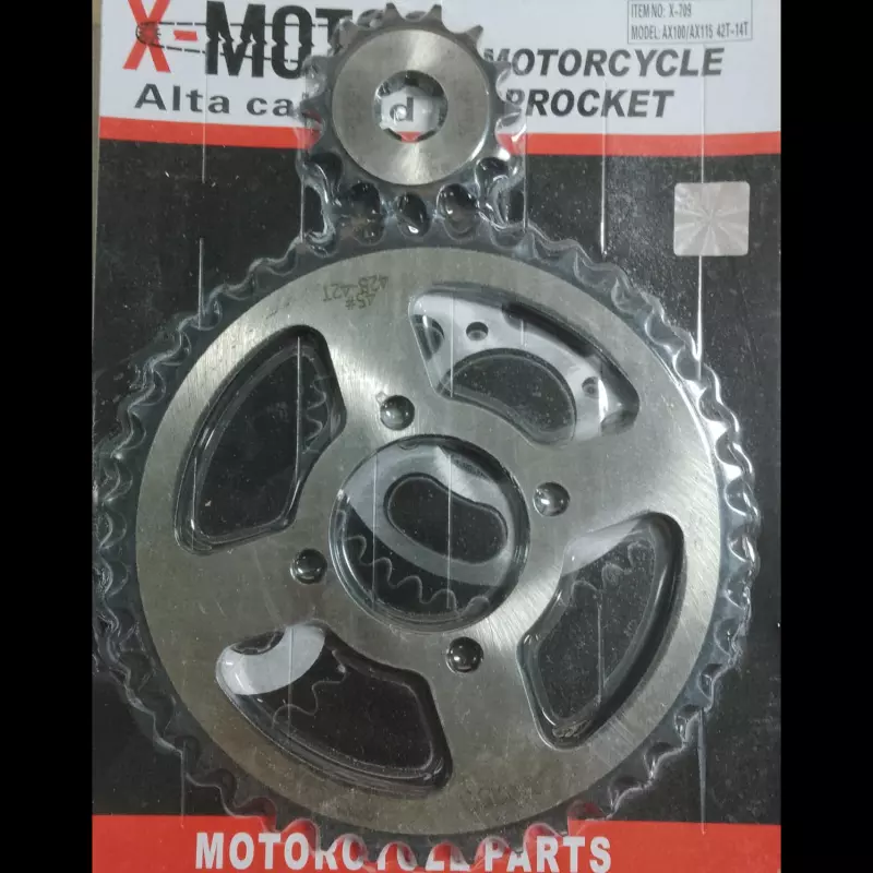 SET SPROCKET AX100 42T14T XMAX