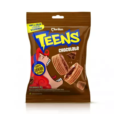 Biscoito Recheado Teens Chocolate
