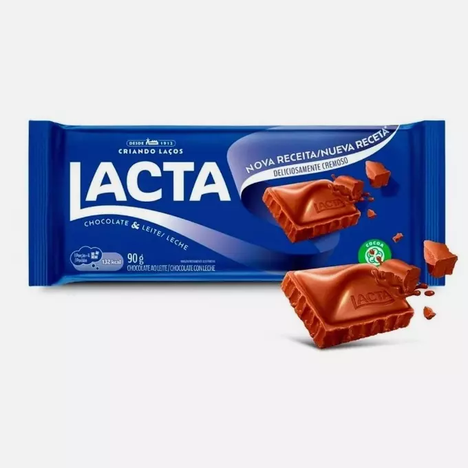 Chocolate lacta ao Leite 80g