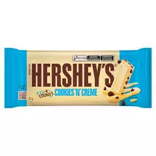 HERSHEY'S  BRANCO E BOLACHA 77G