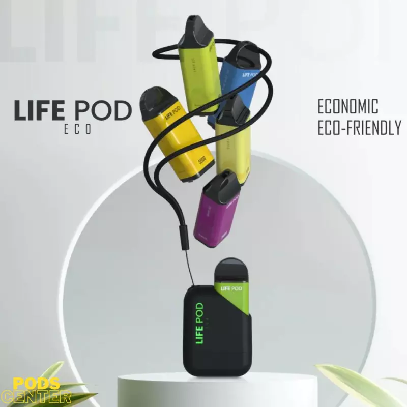 Life Pod + Cartucho Eco 8000 Puffs