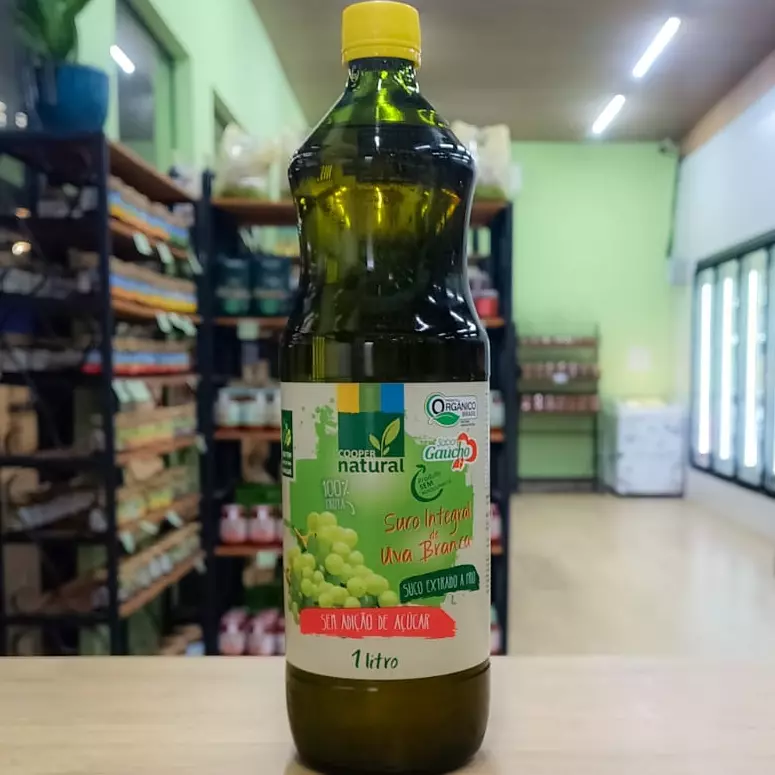 SUCO DE UVA BRANCA NIAGARA  ORG. 1L
