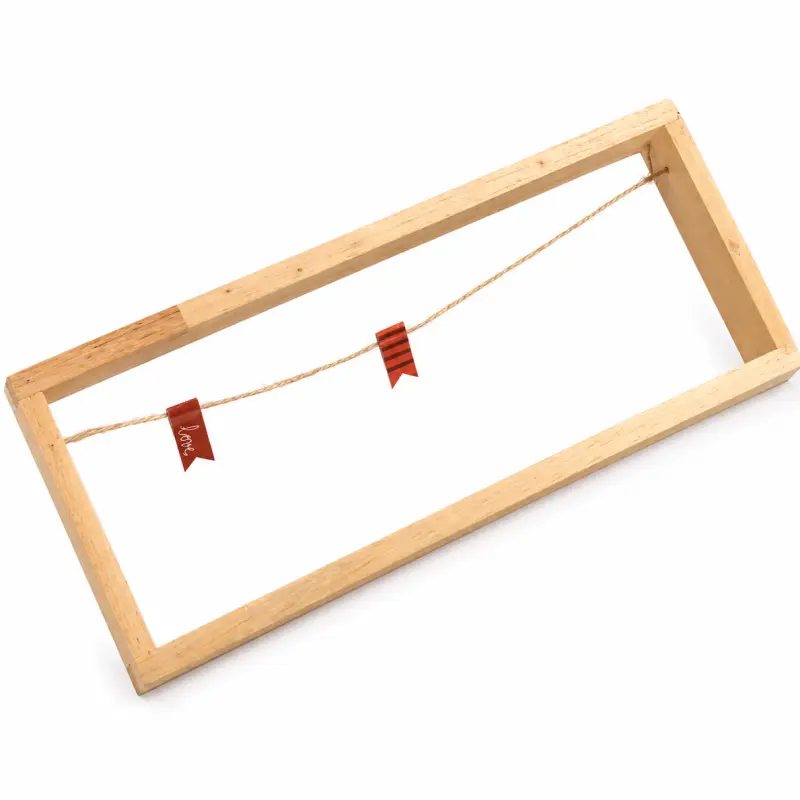 Caja madera colgante