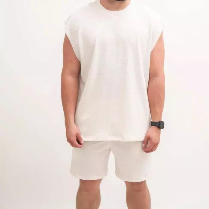 CONJUNTO TEXTURA MANGA SISA BLANCO