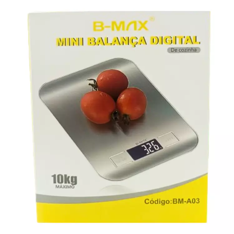 BALANÇA DIGITAL INOX BM-A03