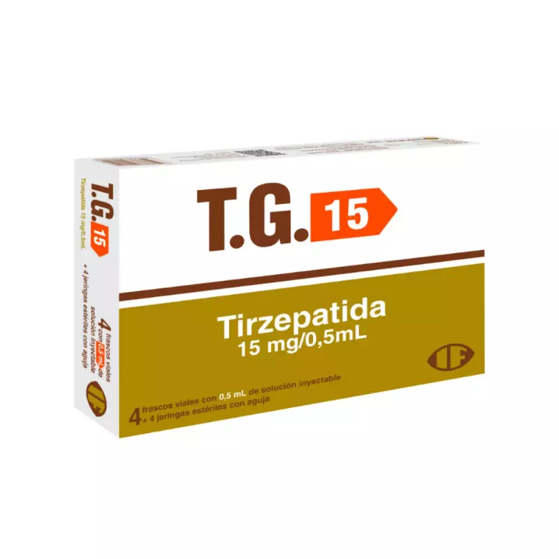 TG TIZERPATIDA 15MG 4 AMPOLAS