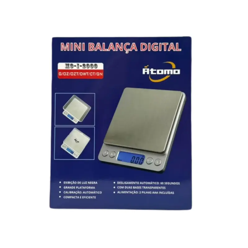 MINI BALANÇA DIGITAL ATOMO MO-I-2000