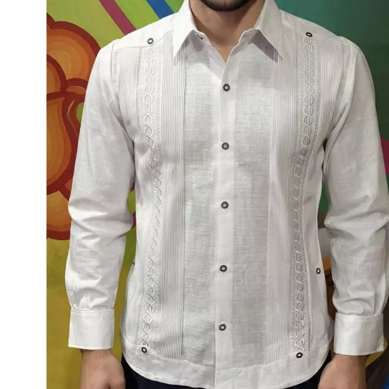 Guayabera bordado  espiral
