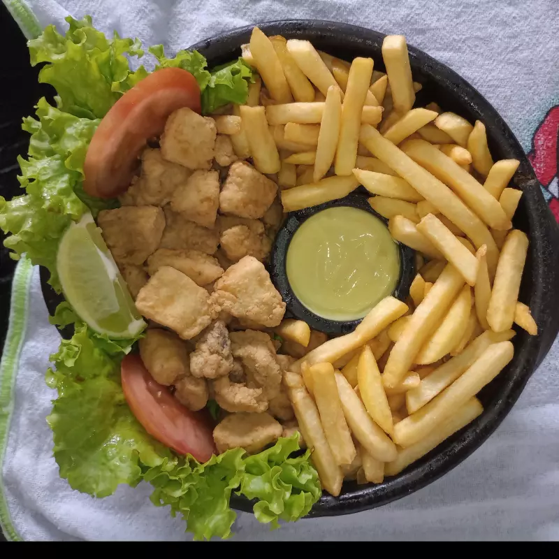 Peixe a Palito com Batata frita