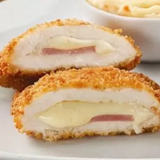 Peito de Frang Rech c/ Queij e Pres