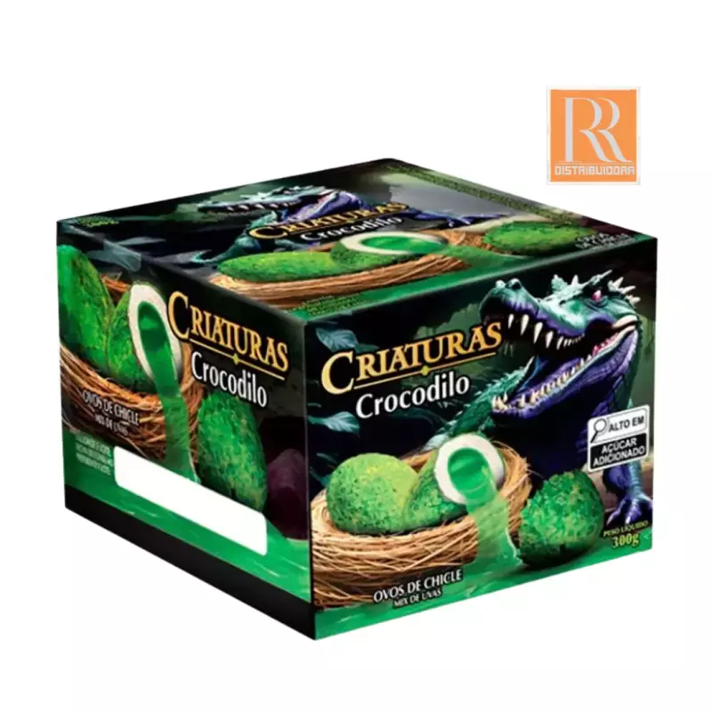 Chicle Criaturas Crocodilo 300g