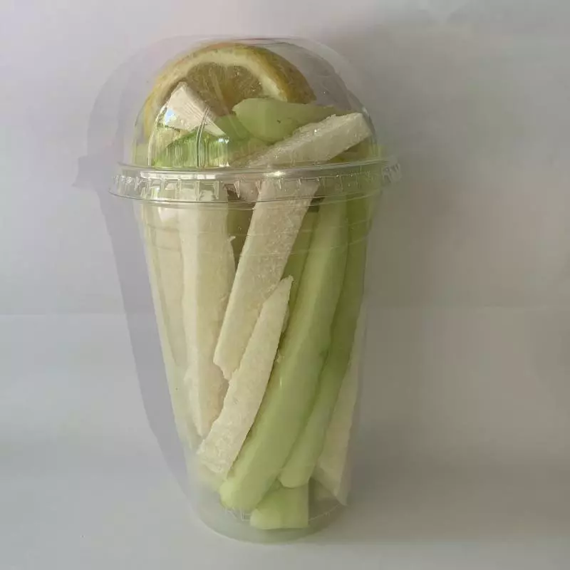 Pico de gallo en vaso